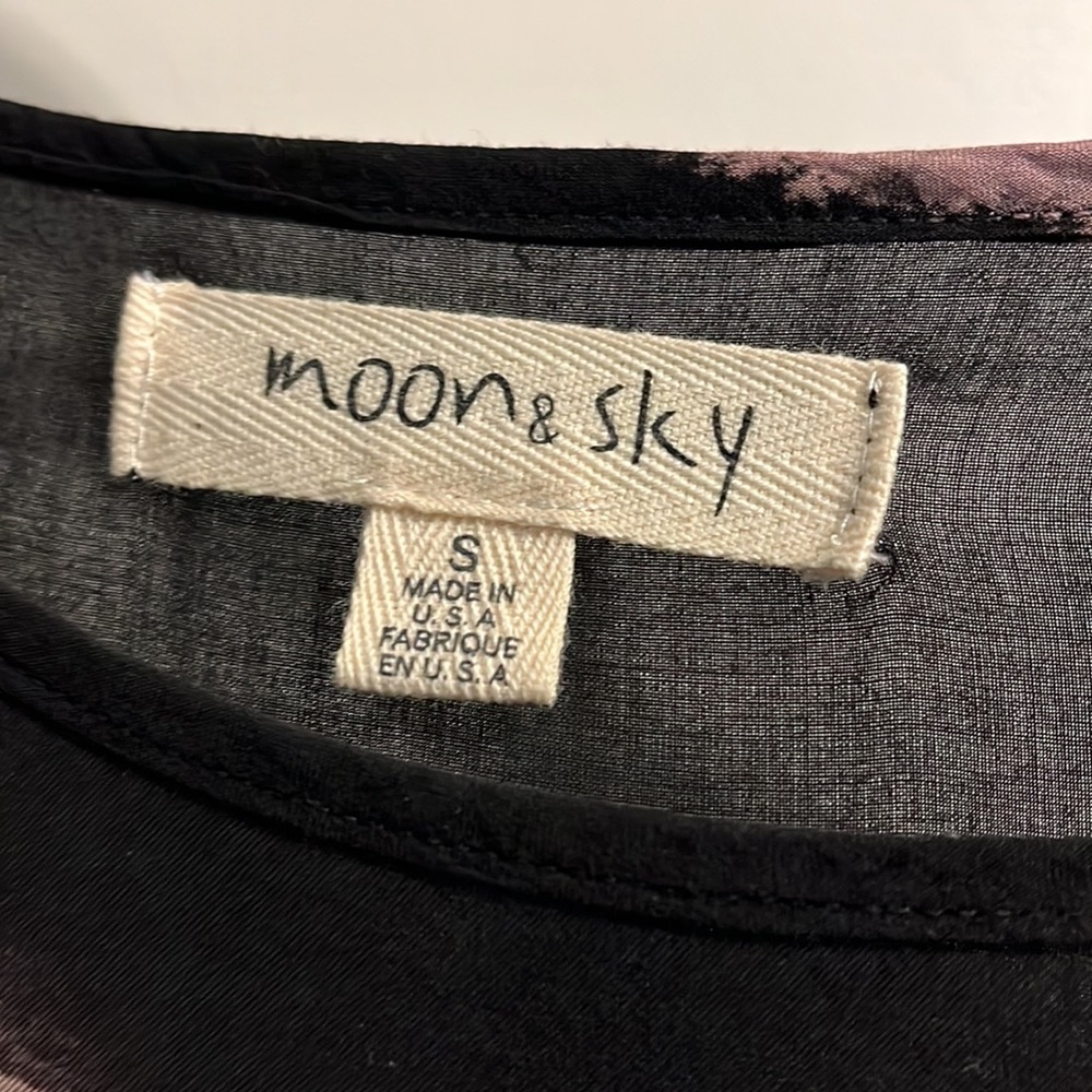 Tunic from moon and sky with high/ low hem